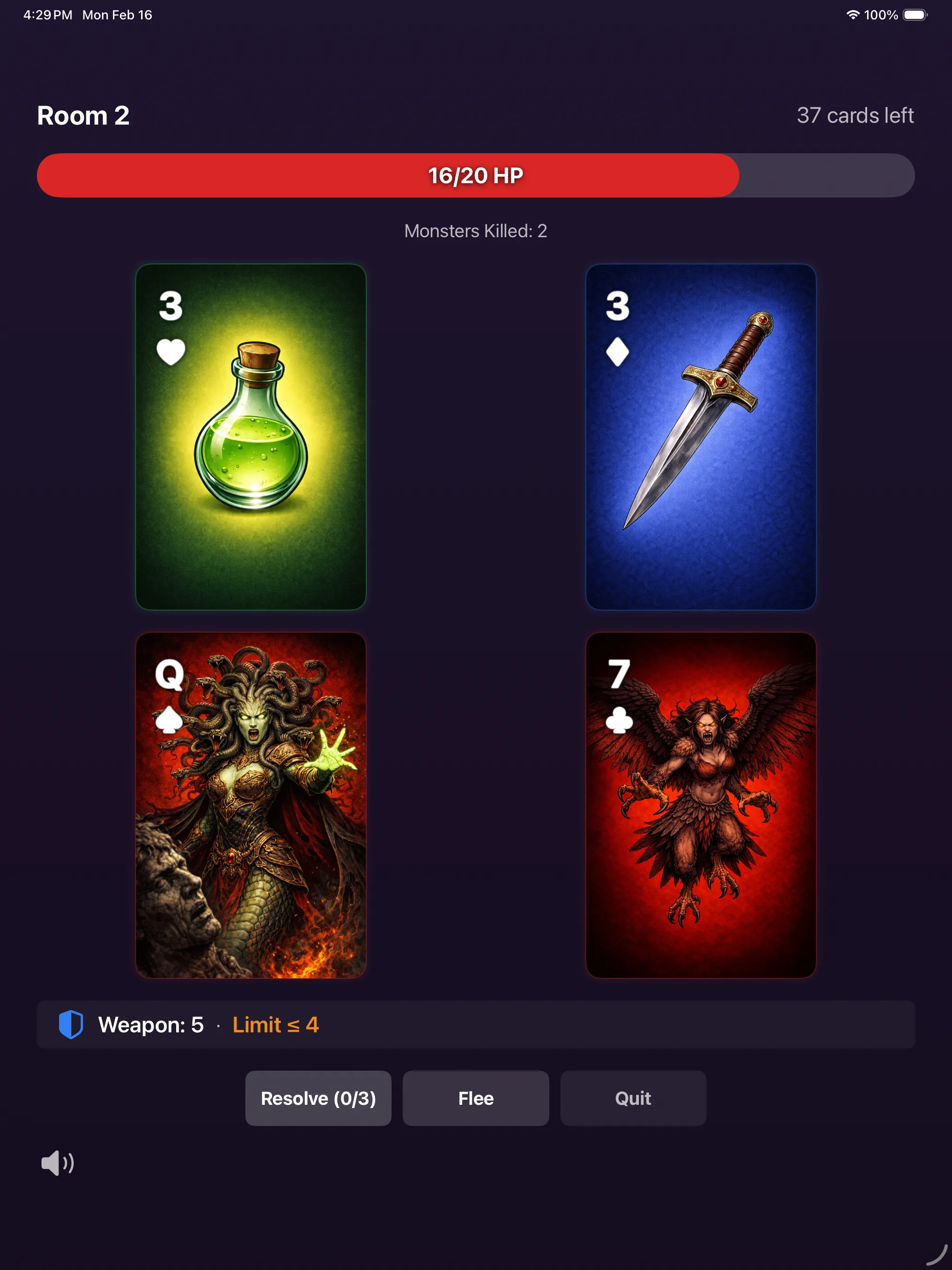 Scoundrel: Dungeon Crawler iPad screenshot 3