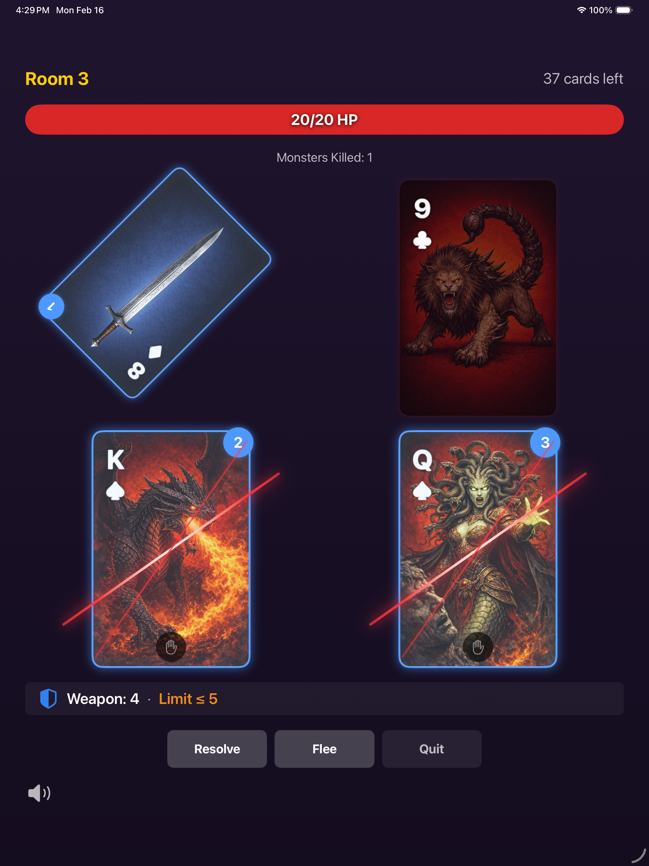 Scoundrel: Dungeon Crawler iPad screenshot 6