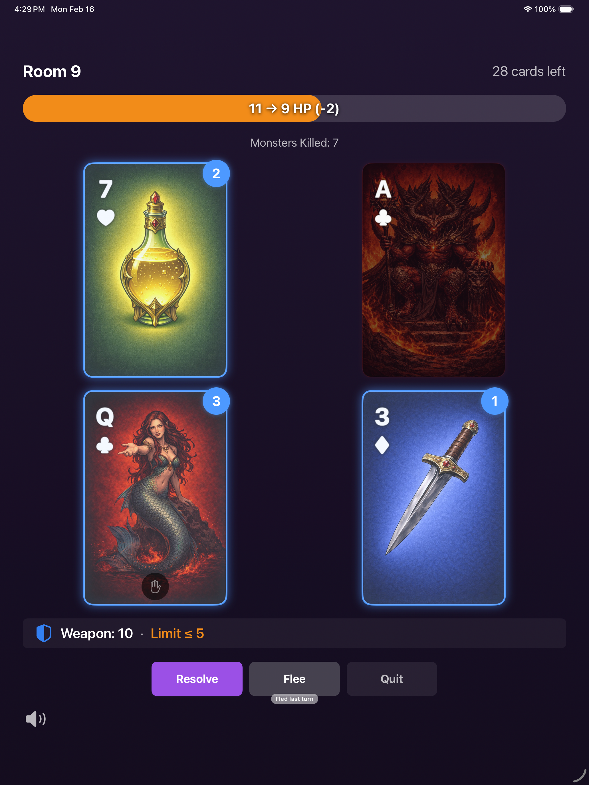 Scoundrel: Dungeon Crawler iPad screenshot 5