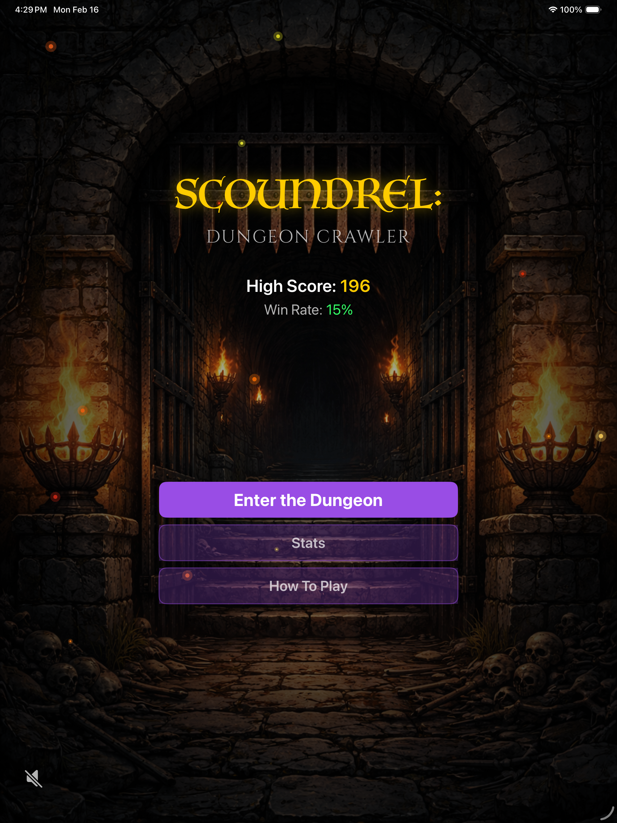 Scoundrel: Dungeon Crawler iPad screenshot 1