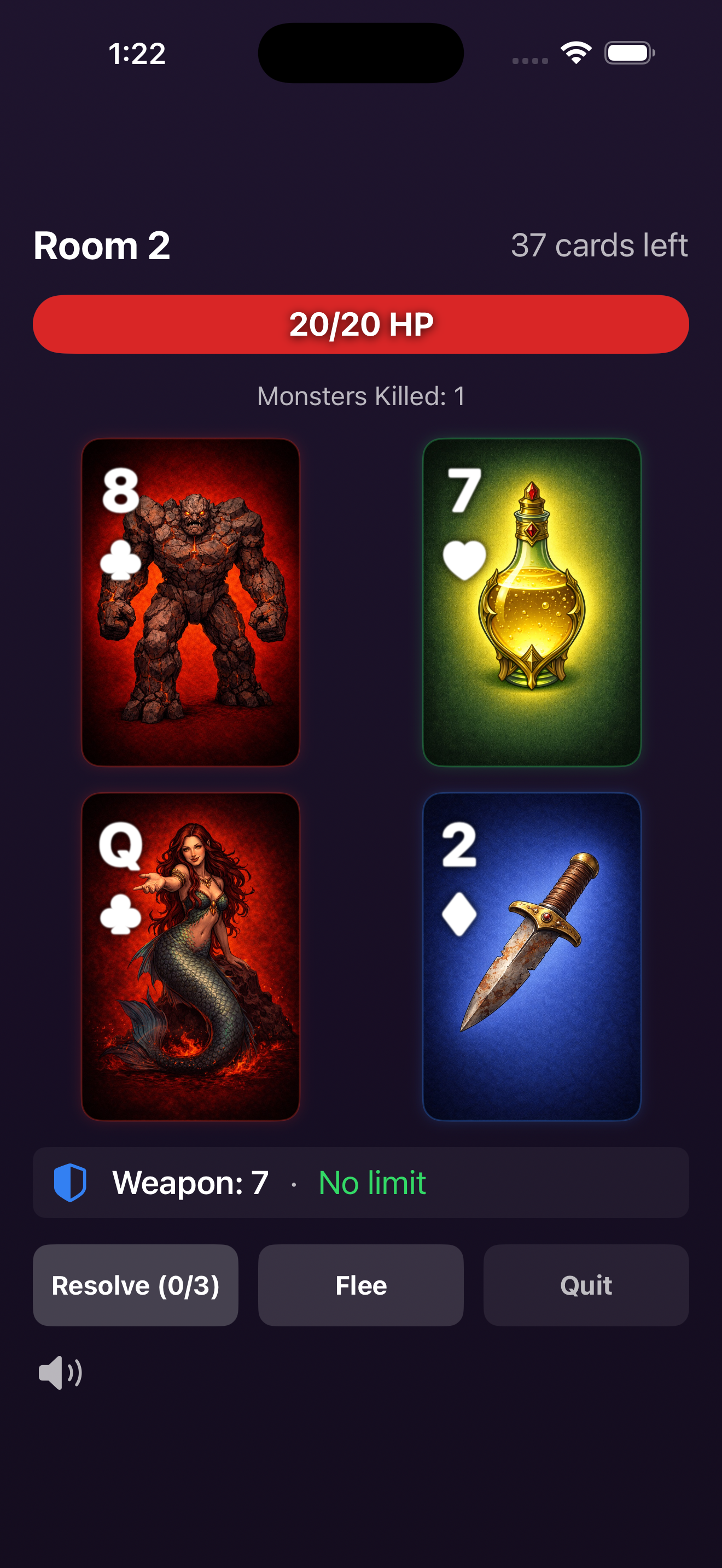 Scoundrel: Dungeon Crawler iPhone screenshot 3