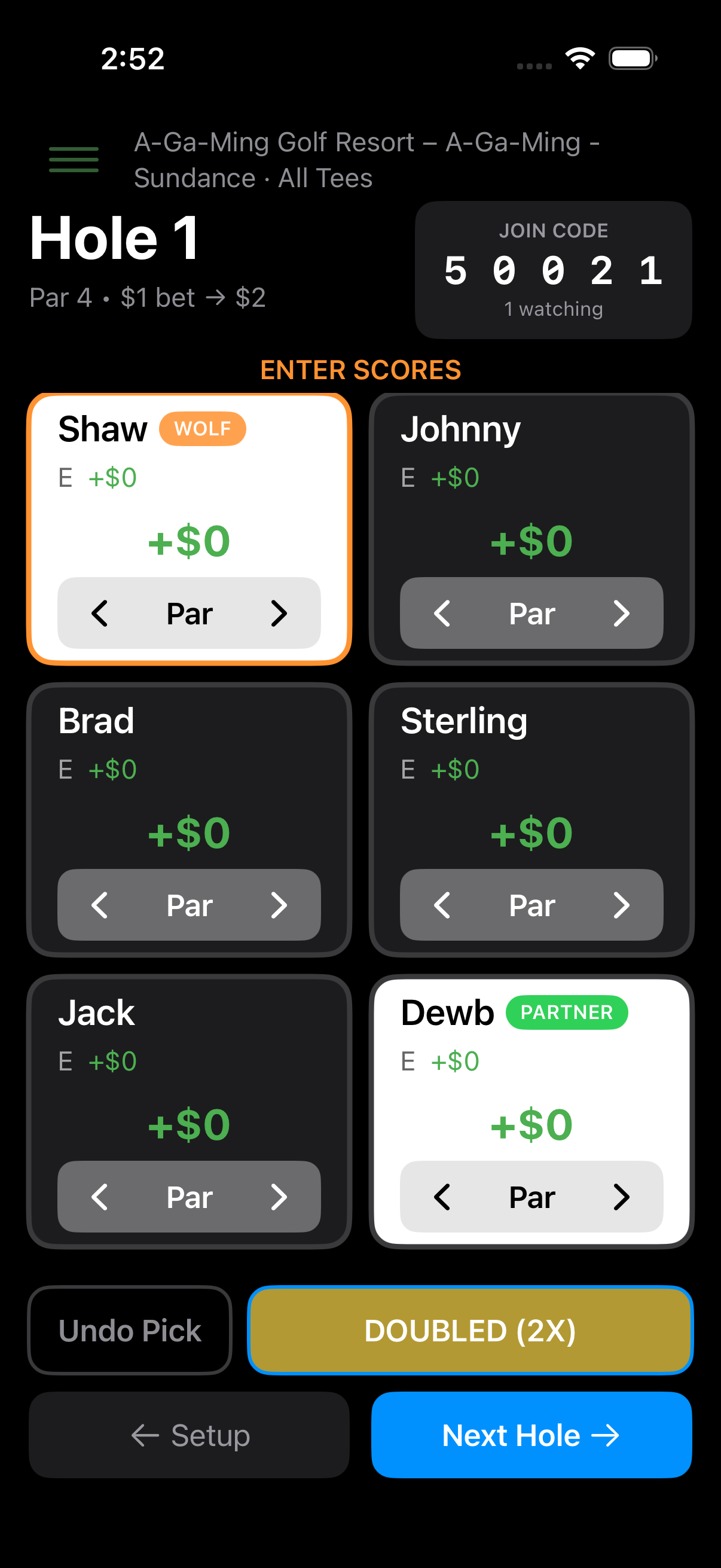 Wolfbite: Golf Game Keeper iPhone screenshot 10