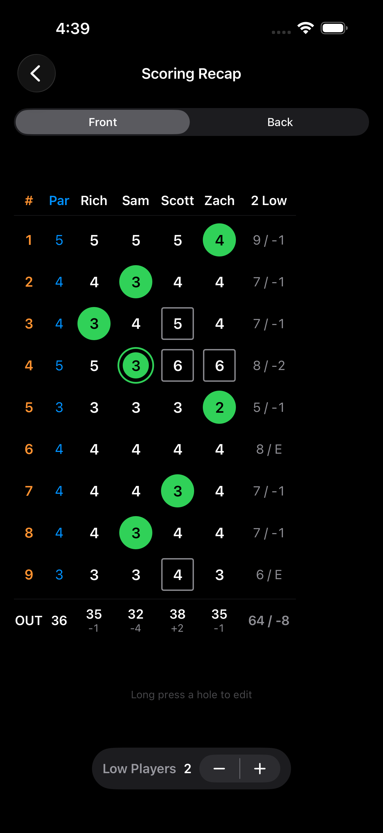 Wolfbite: Golf Game Keeper iPhone screenshot 8
